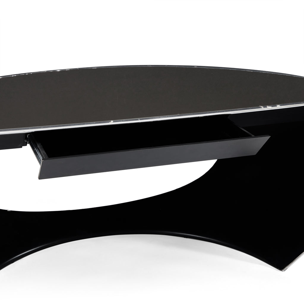 Mirror Futuristic Curved Table