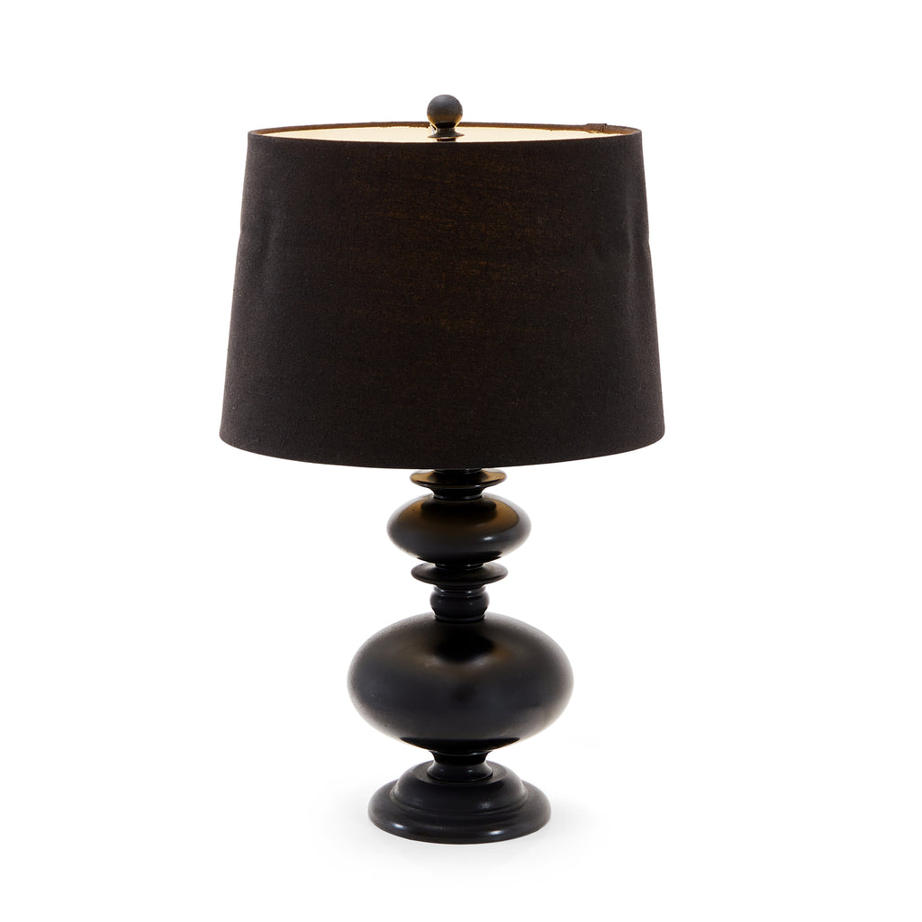 Black Curved Mod Table Lamp