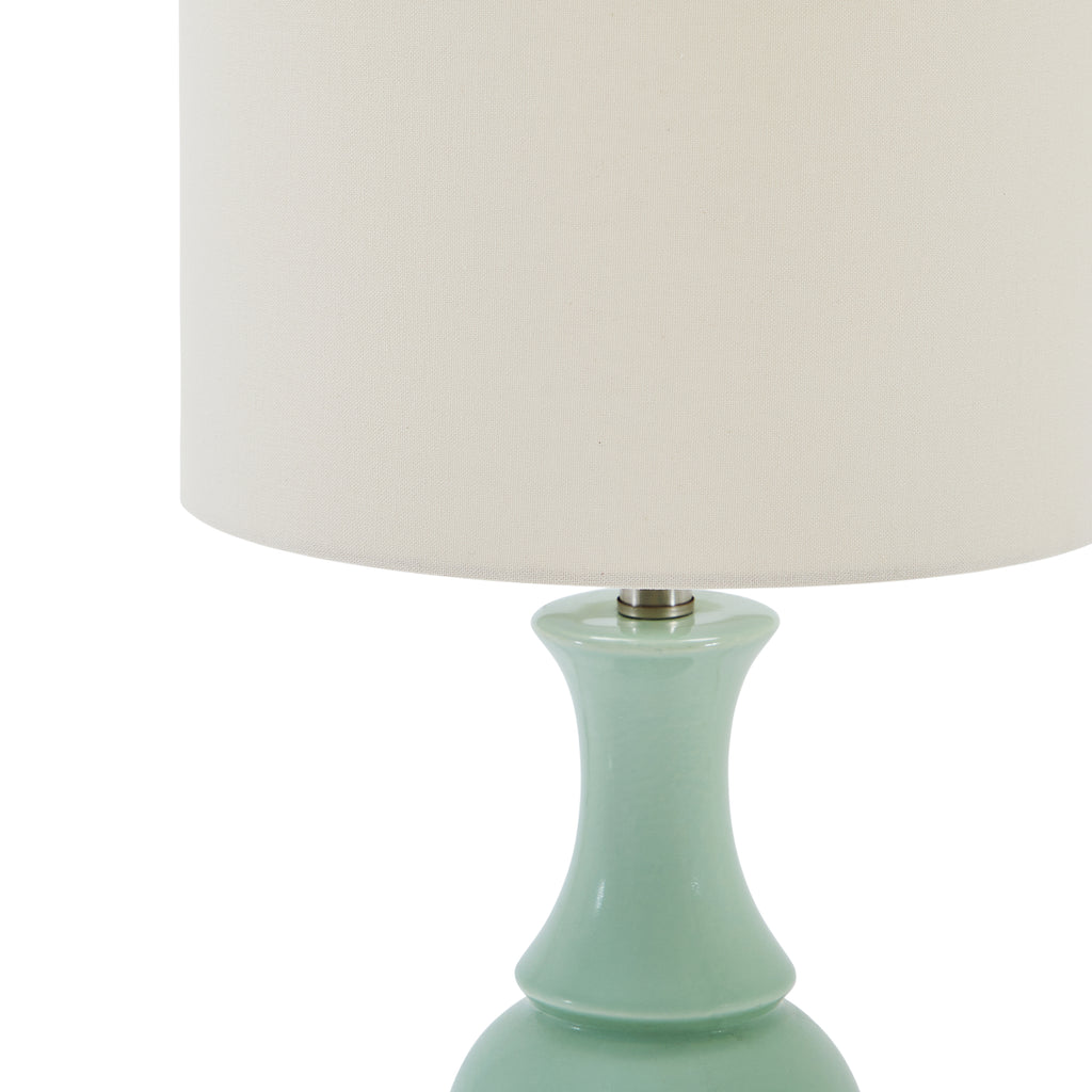 Green Curved Mod Table Lamp