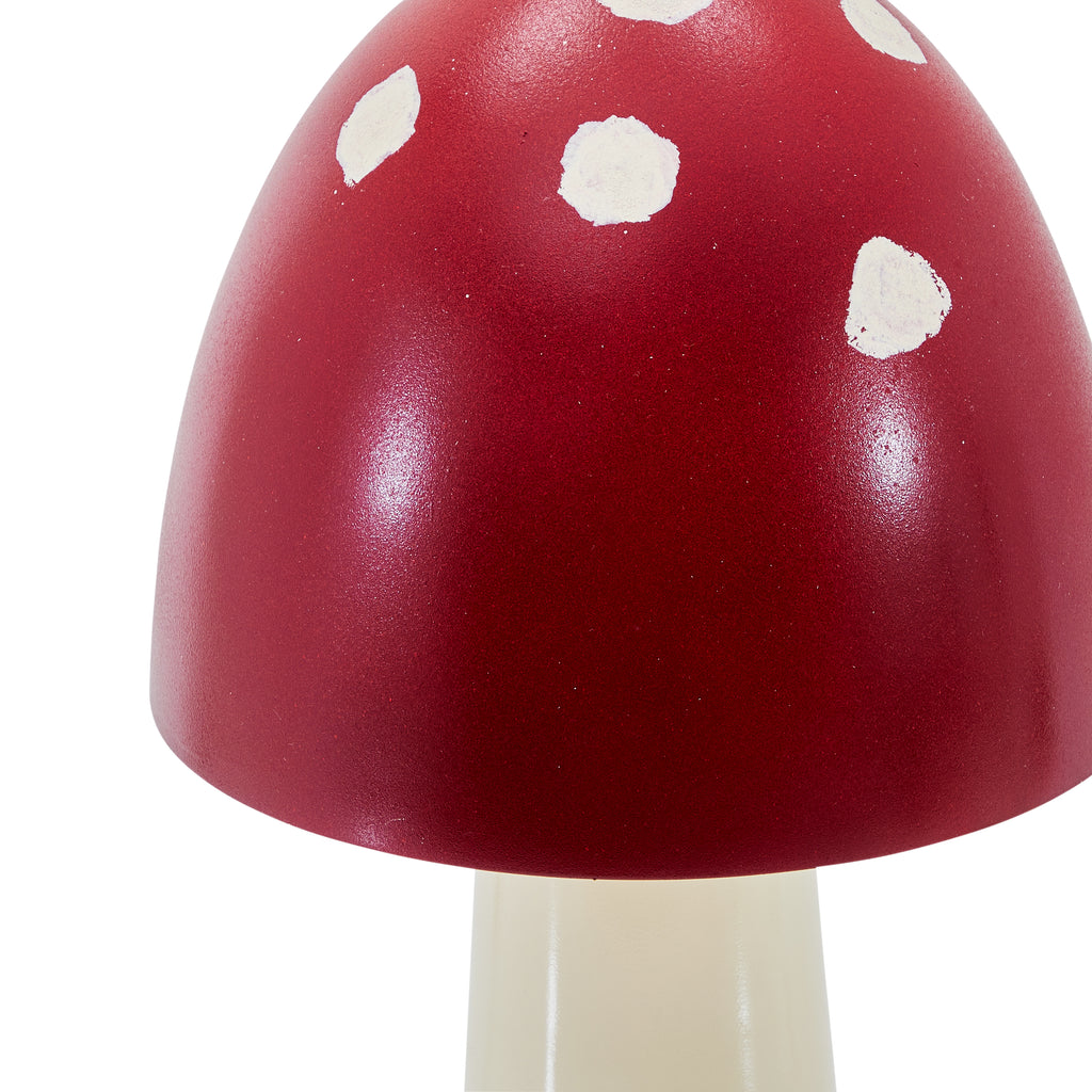 Red & White-spotted Mushroom Table Lamp
