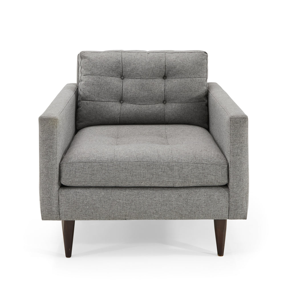 Grey Upholstered Petrie Armchair