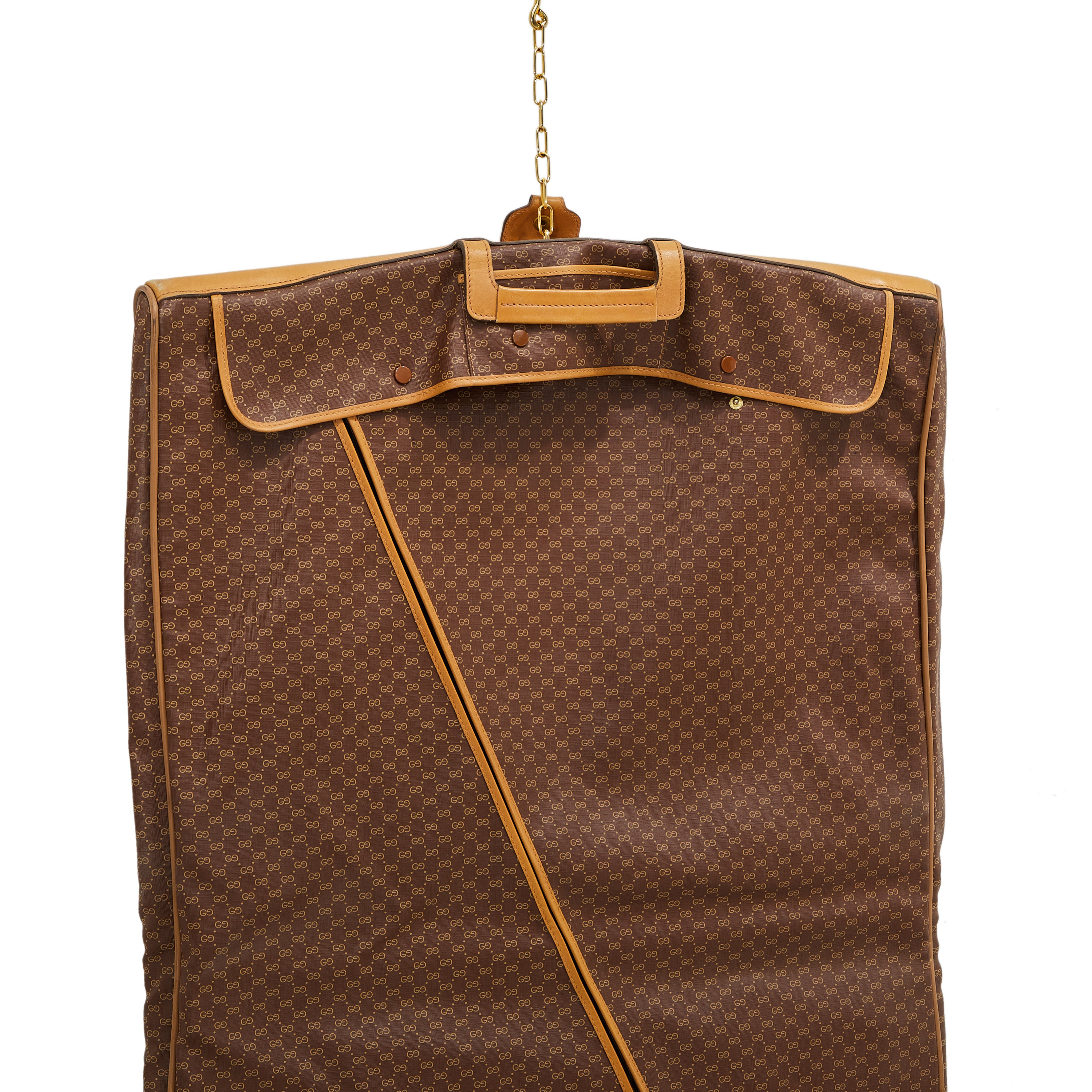 Brown Vintage Gucci Garment Carrier - Gil & Roy Props