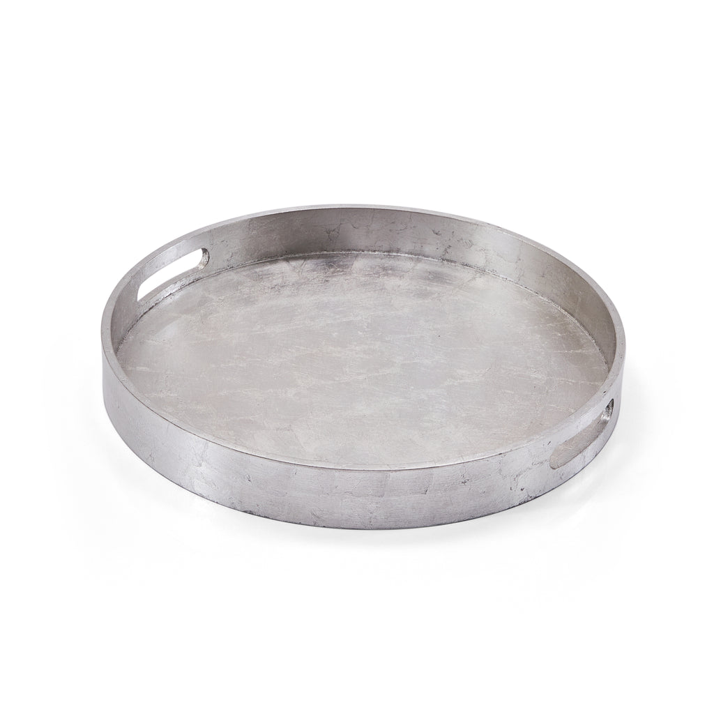 Silver Circle Serving Tray (A+D)