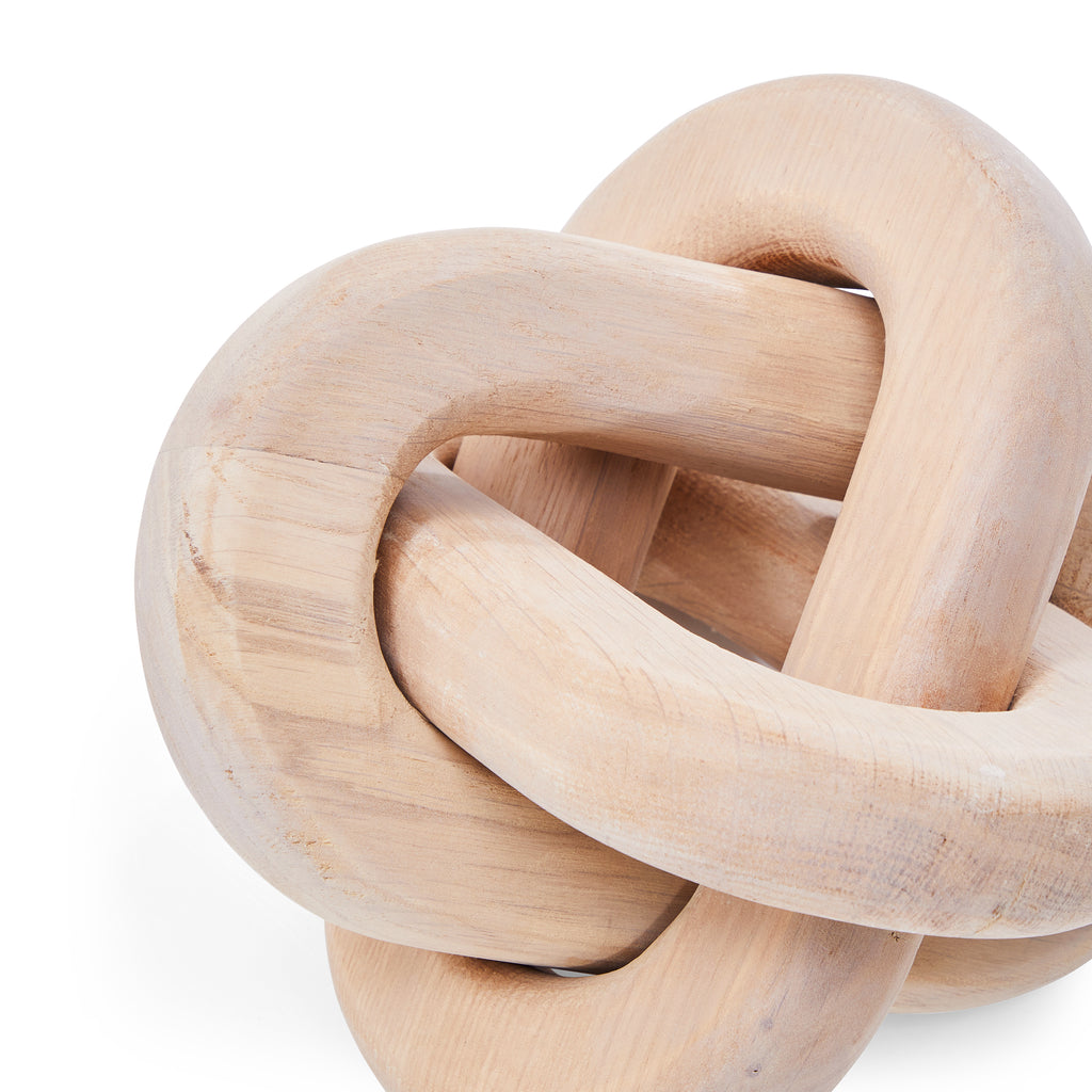 Wood Knot Table Sculpture Light (A+D)