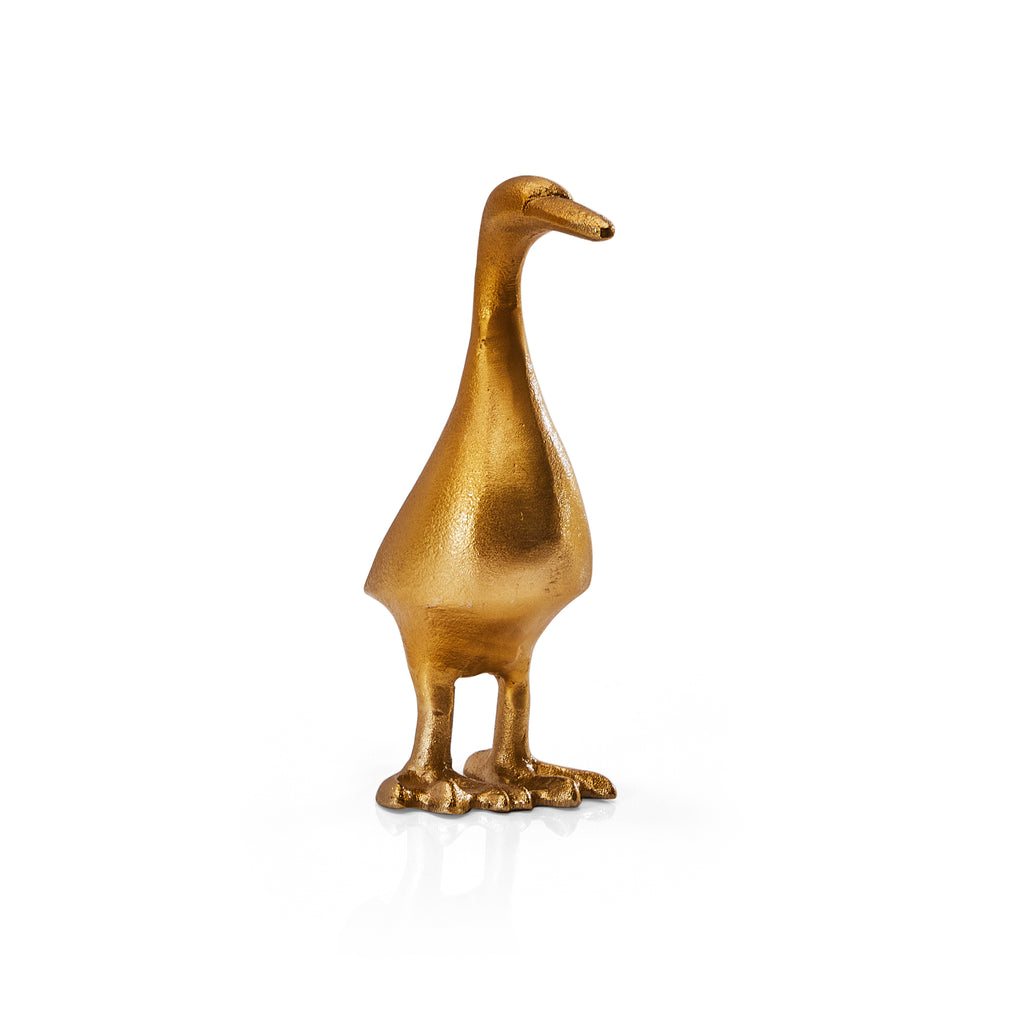 Gold Goose Table Sculpture