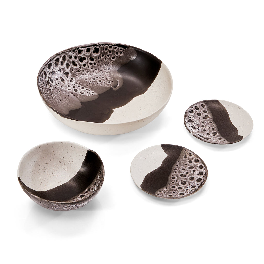 Black & White Ceramic Bowl Small (A+D)
