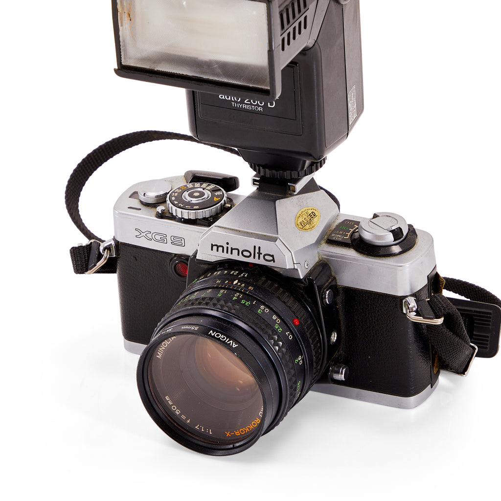 Black Vintage Minolta Camera