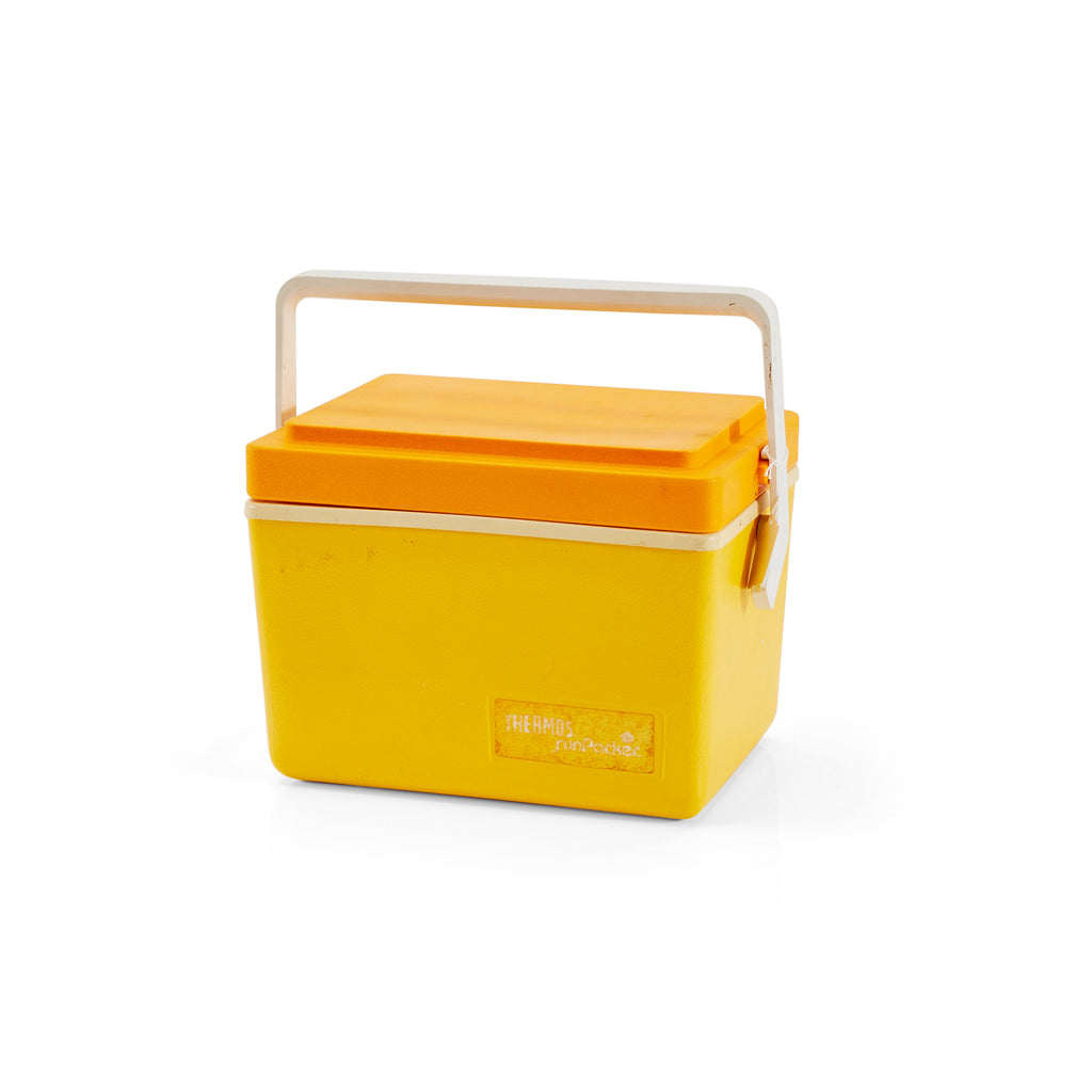 Yellow Plastic Cooler