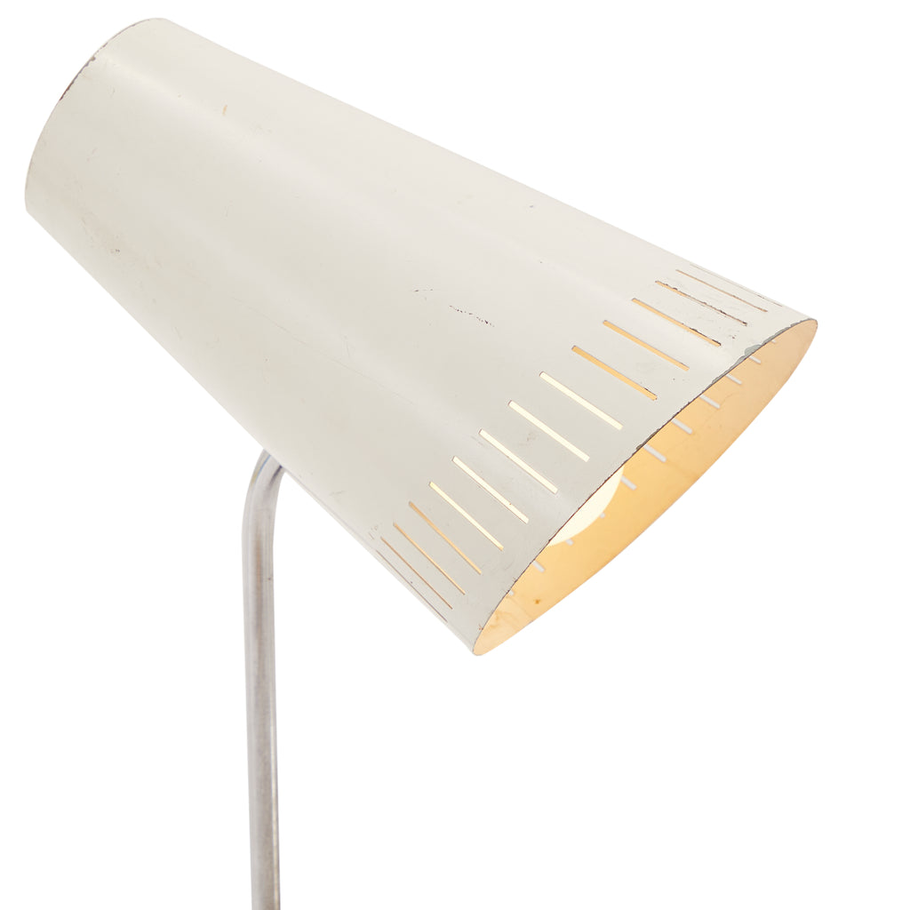 White Steel Table Lamp