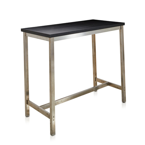 Black & Silver Metal Console Table