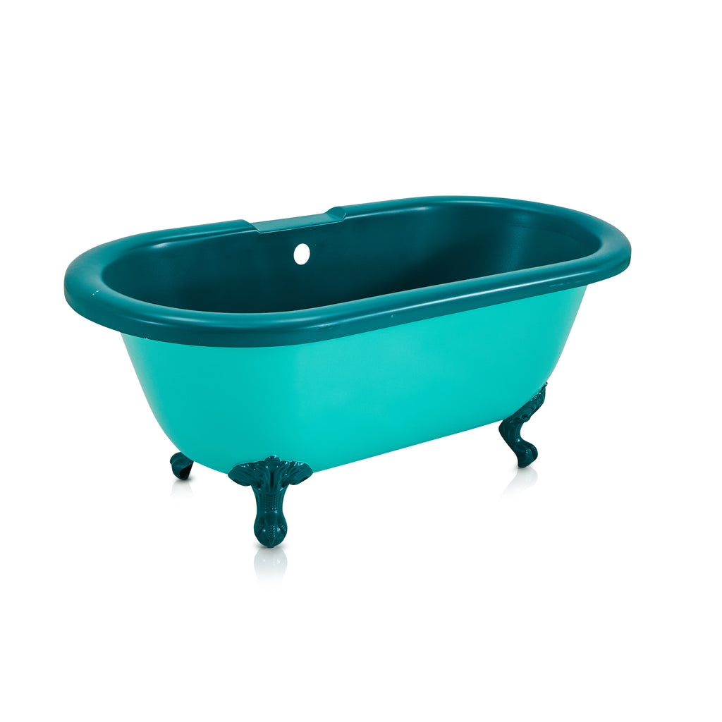 Turquoise Neoclassical Bathtub