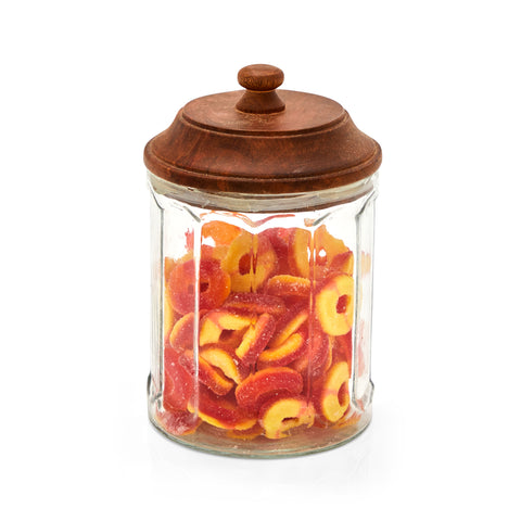 Candy Peach Rings Jar