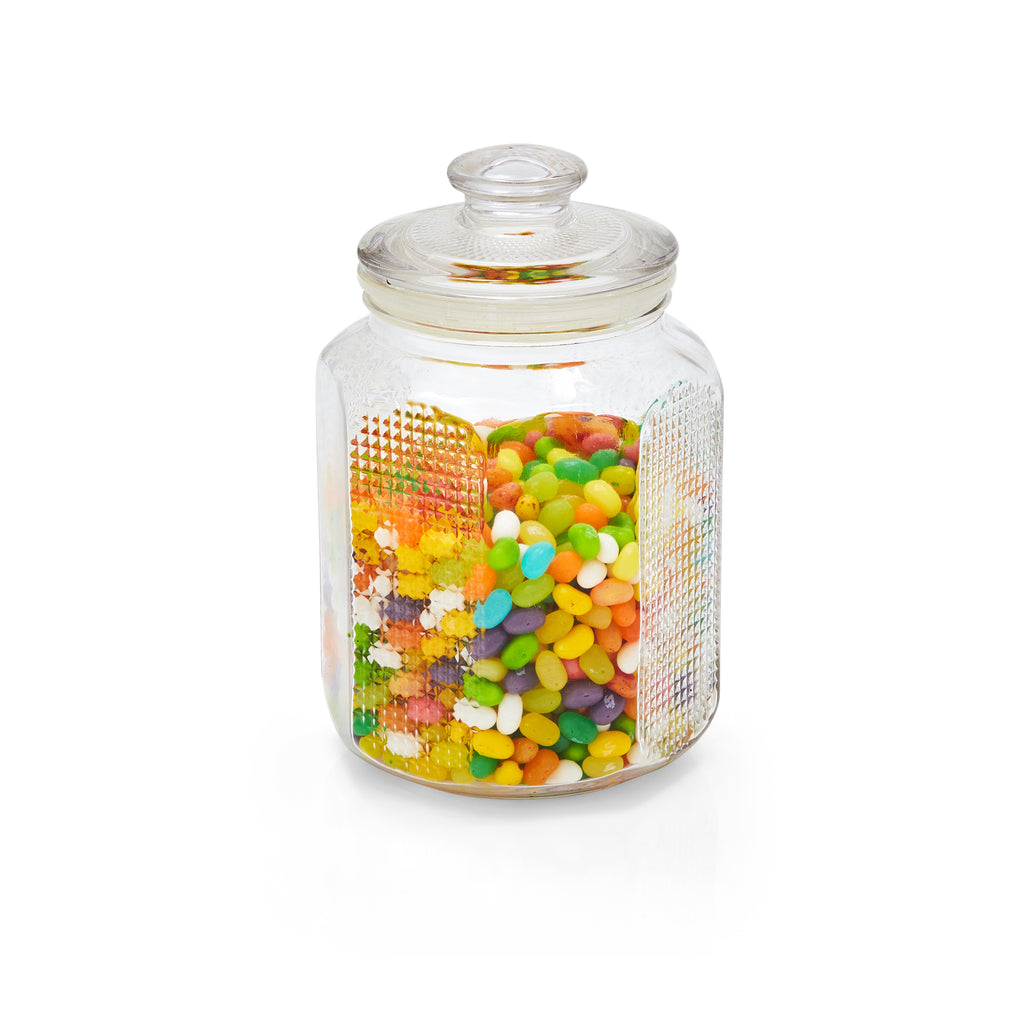 Candy Multicolor Octagon Jellybean Jar