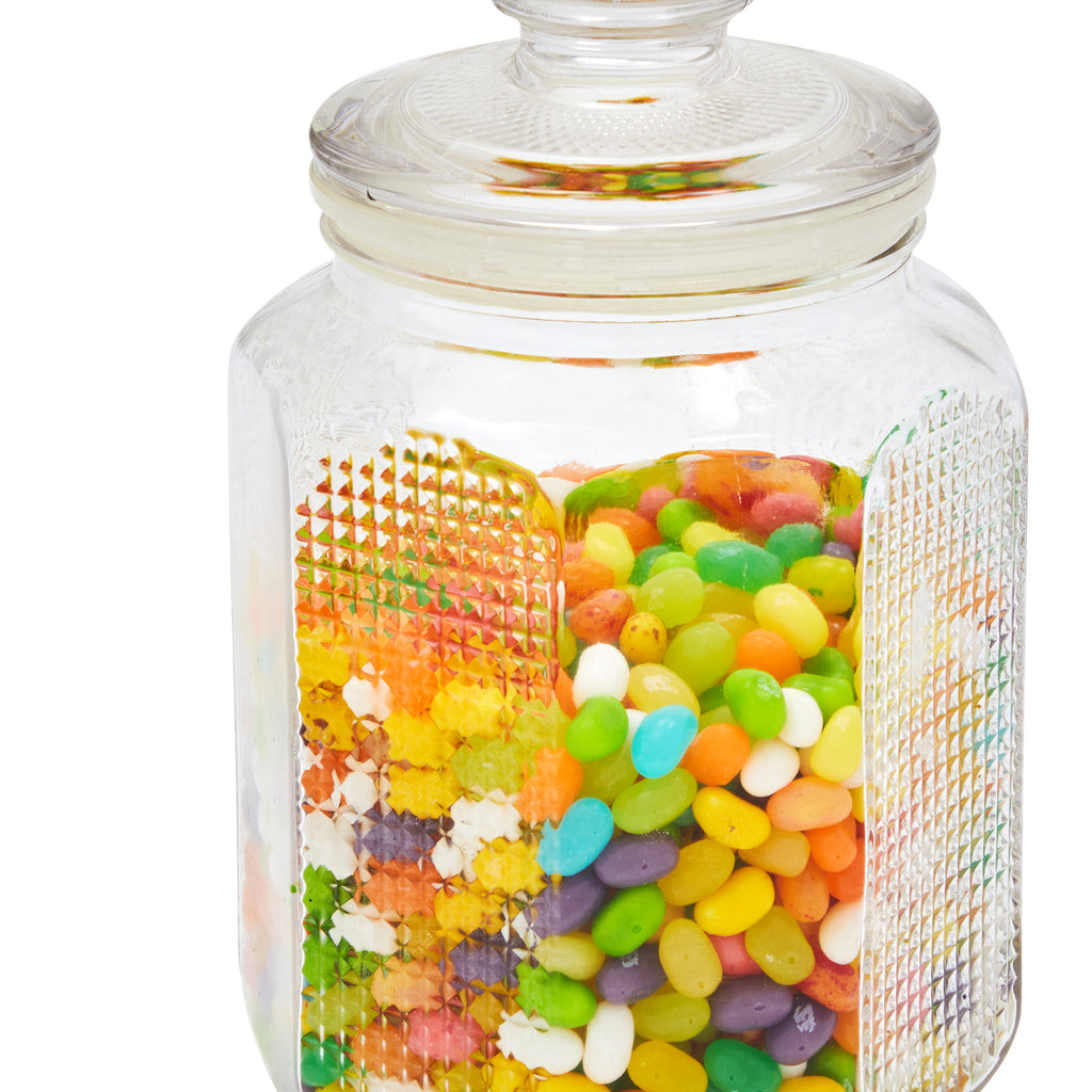 Candy Multicolor Octagon Jellybean Jar