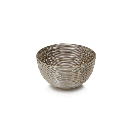 Silver Wire Bowl Small