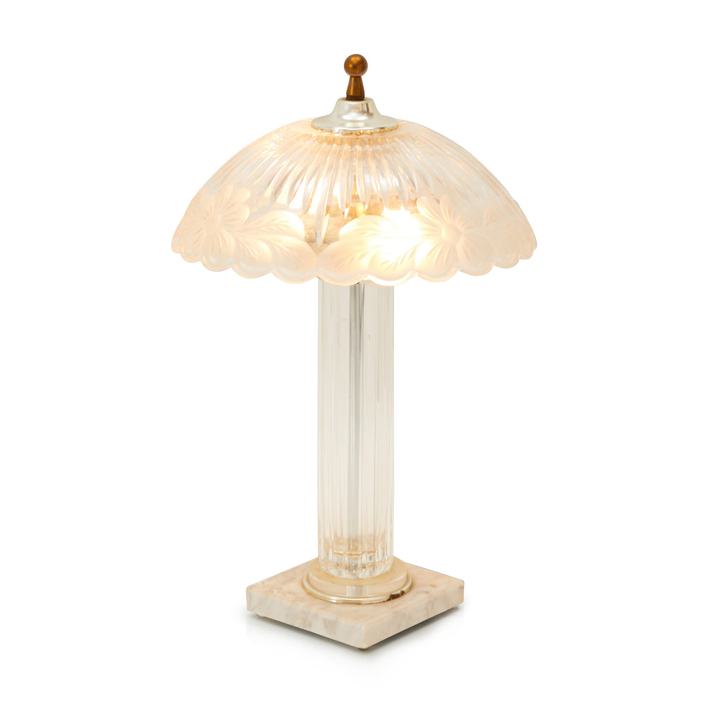 Glass Vintage Table Lamp
