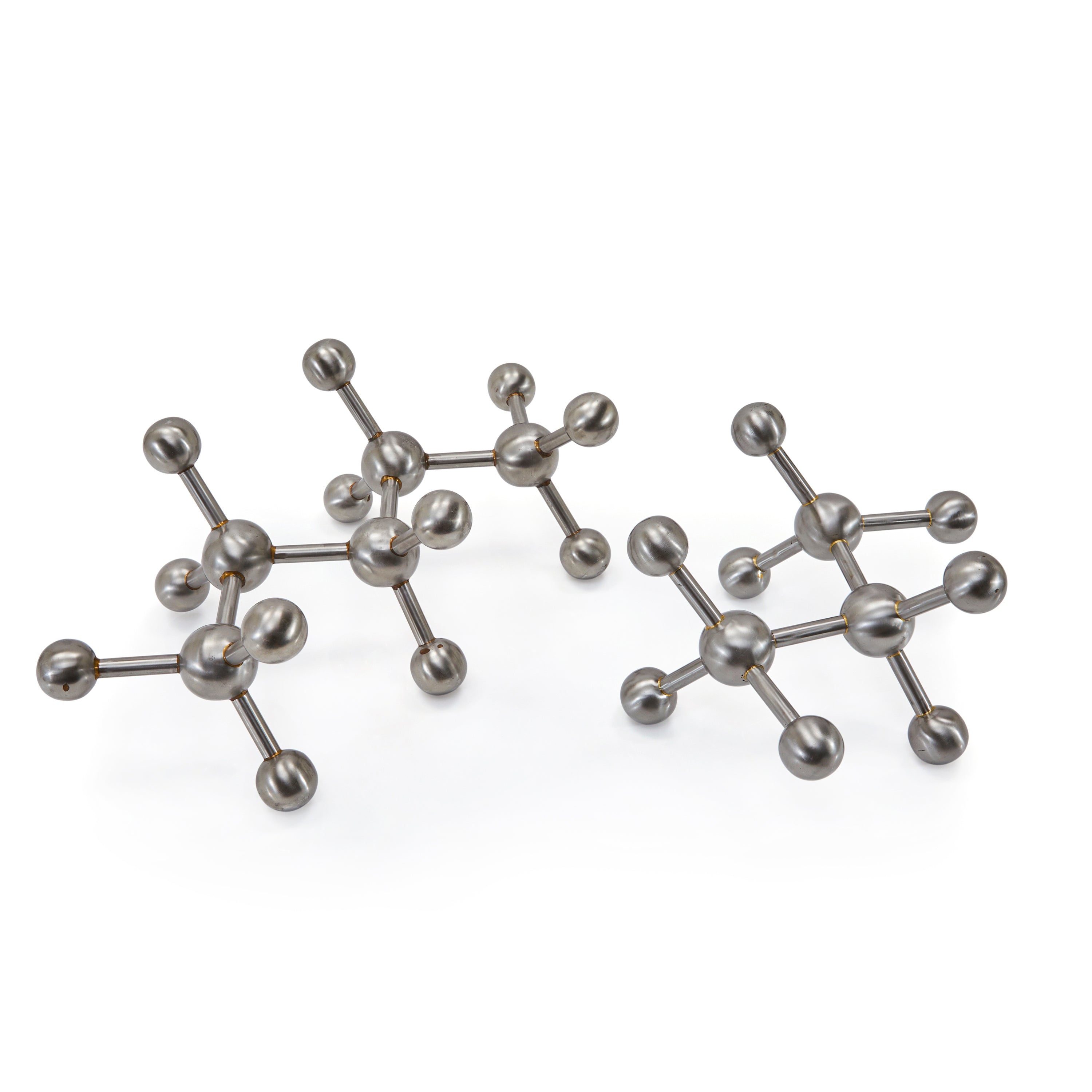 Silver Metal Abstract Molecule Table Sculpture - Small (A+D) - Gil & Roy  Props