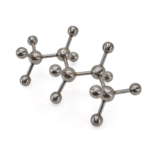 Silver Metal Abstract Molecule Table Sculpture - Large (A+D)