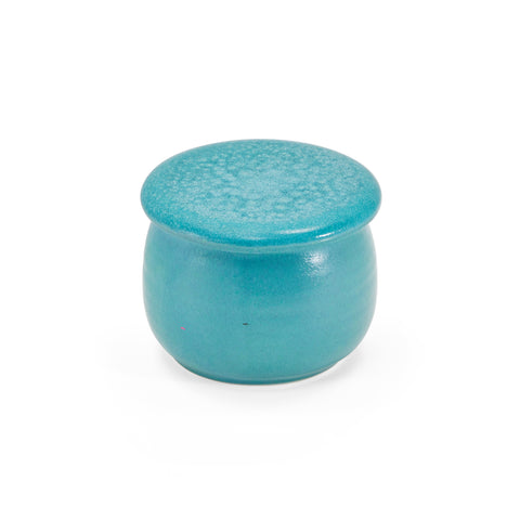 Blue Tiny Pot with Speckled Lid (A+D)