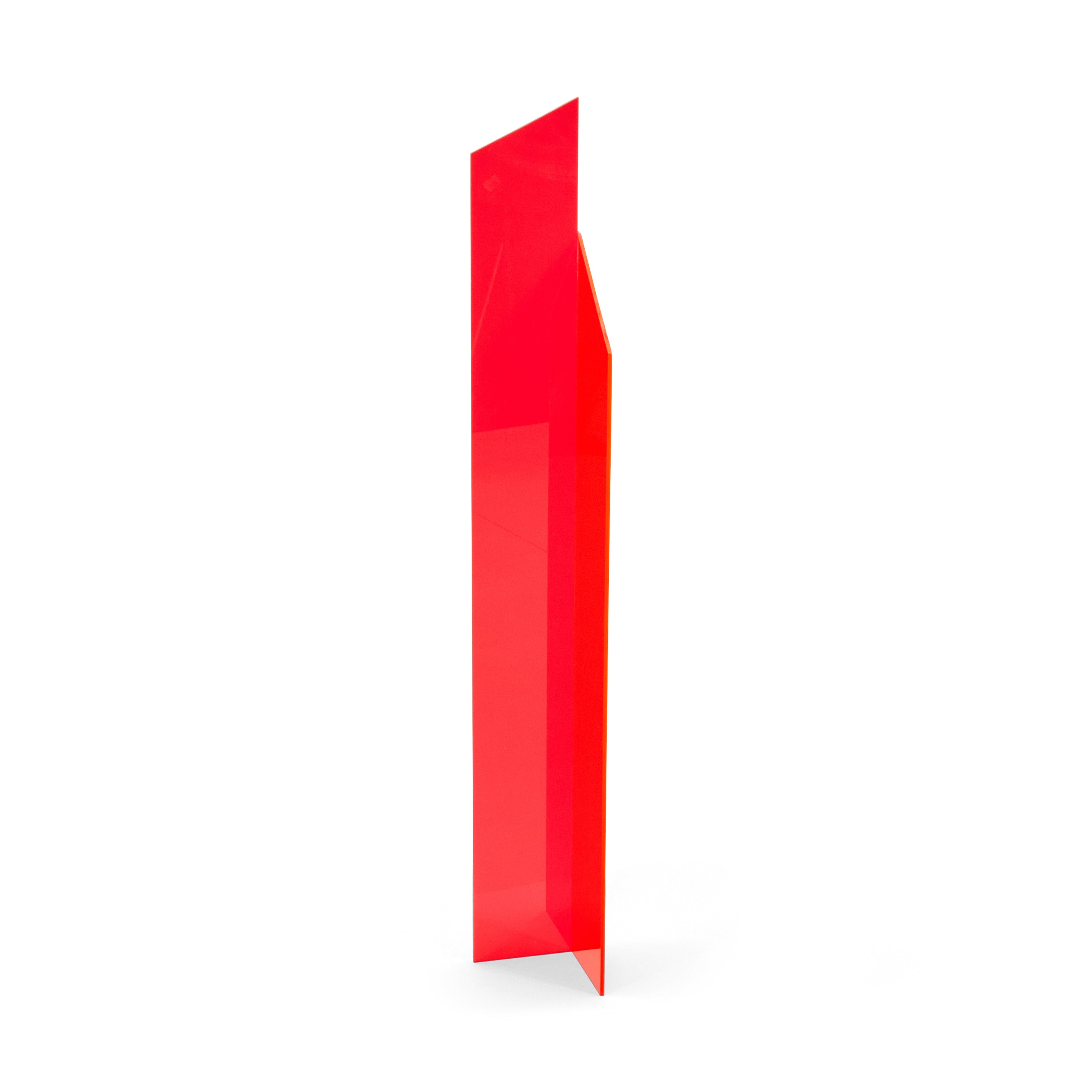Red Neon Plexiglass Screen Divider - Gil & Roy Props