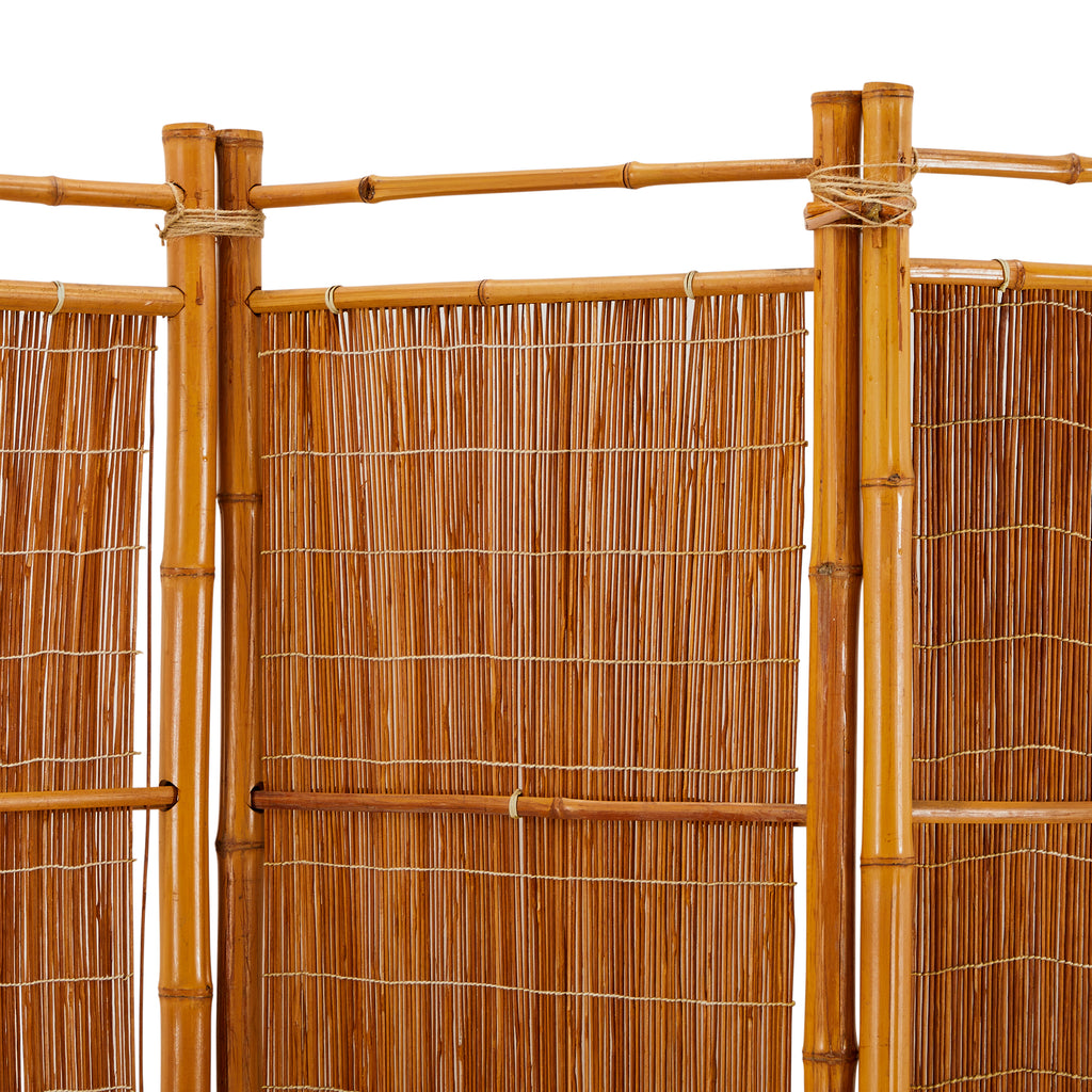 Wicker & Bamboo Room Divider