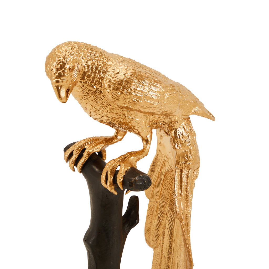 Gold Bird Sculpture Right