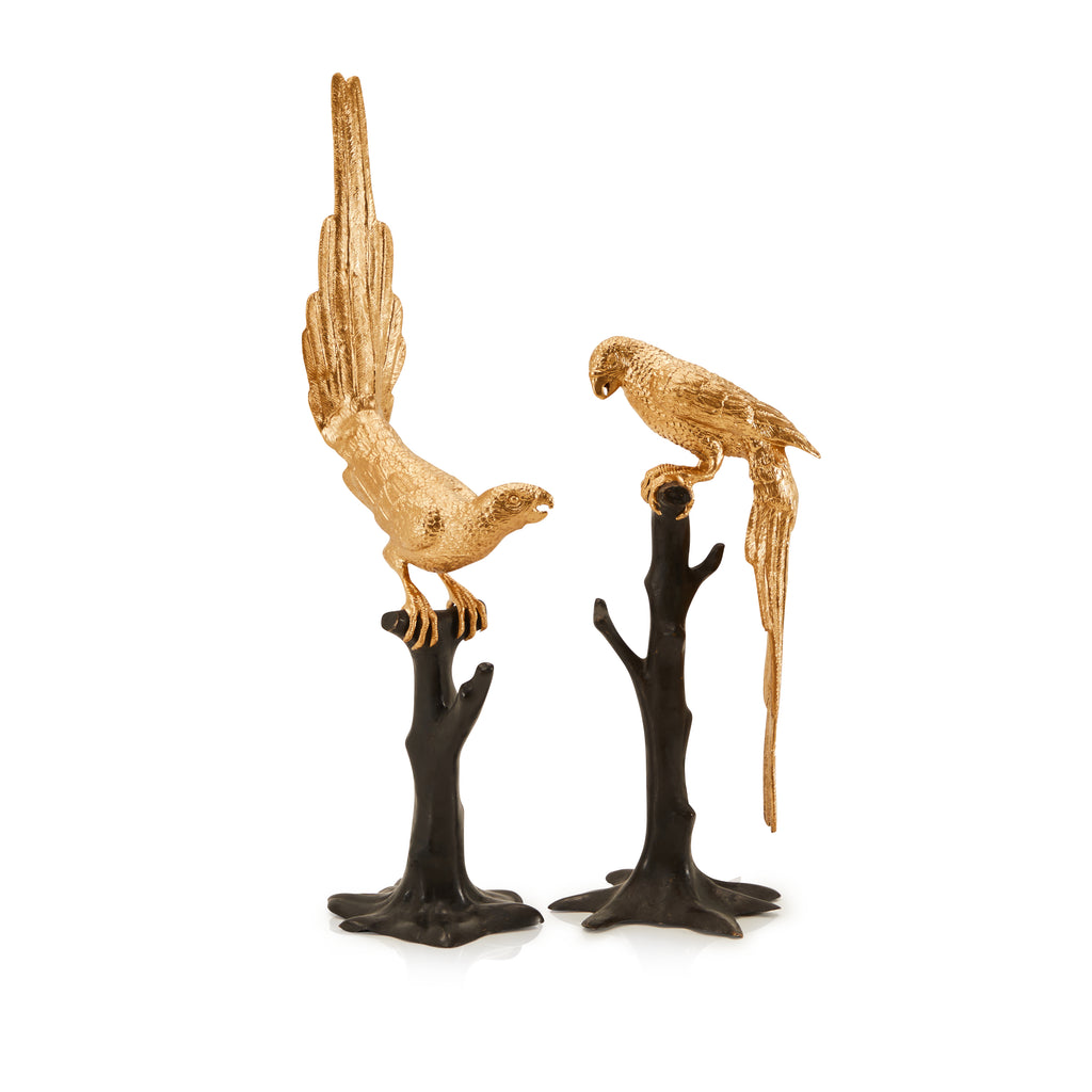 Gold Bird Sculpture Right