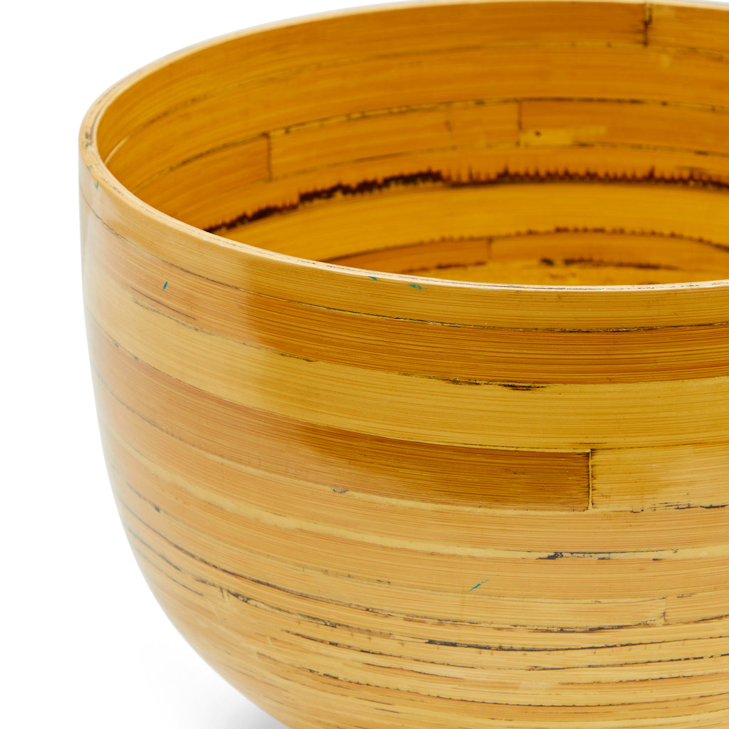 Wood Large Spun Bowl (A+D)