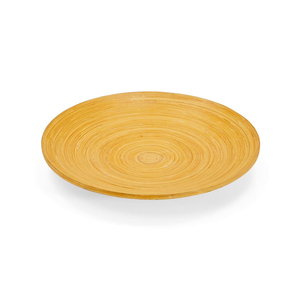 Wood Light Shallow Spun Bowl (A+D)