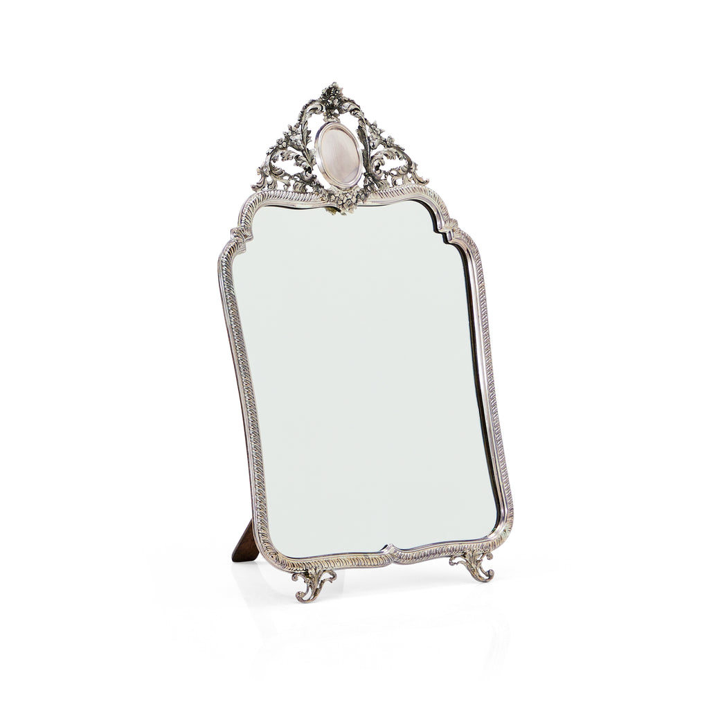 Silver Baroque Table Mirror