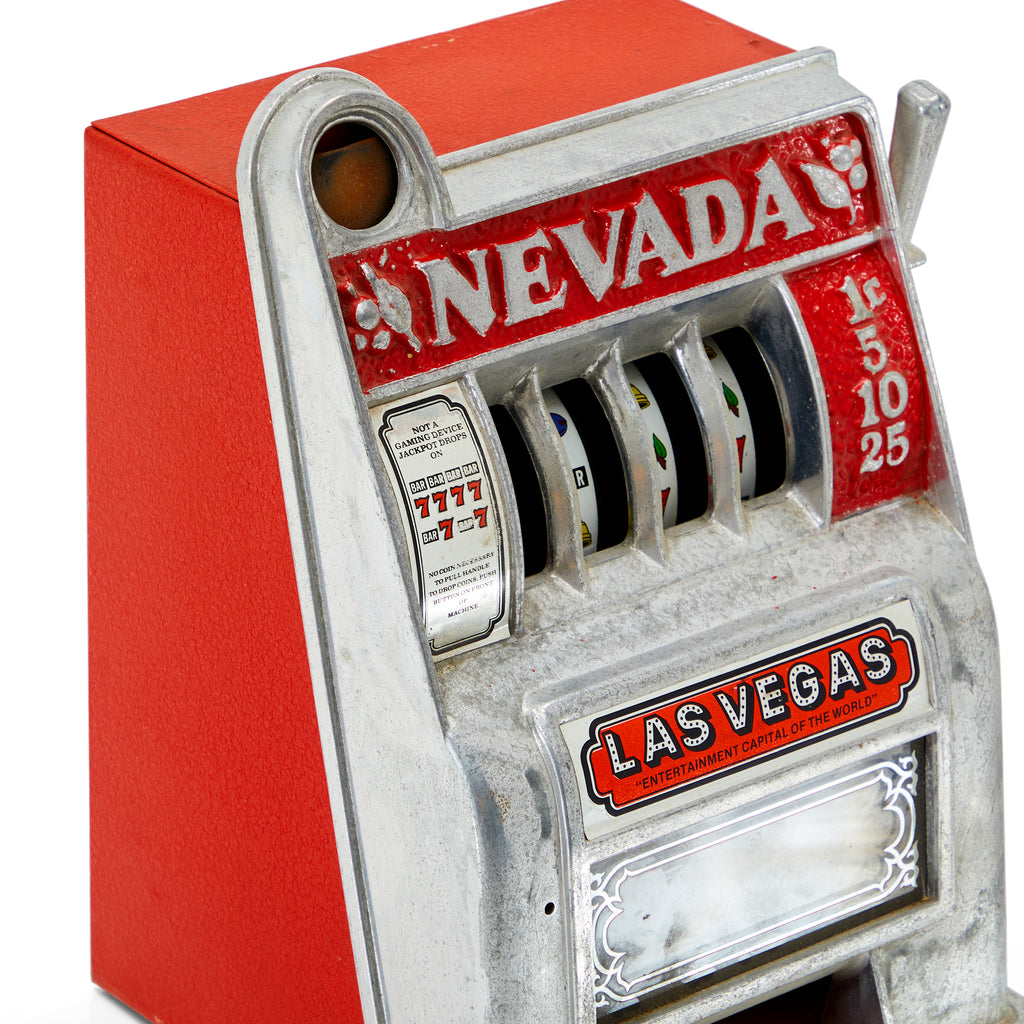 Red & Silver 'Nevada' Toy Slot Machine