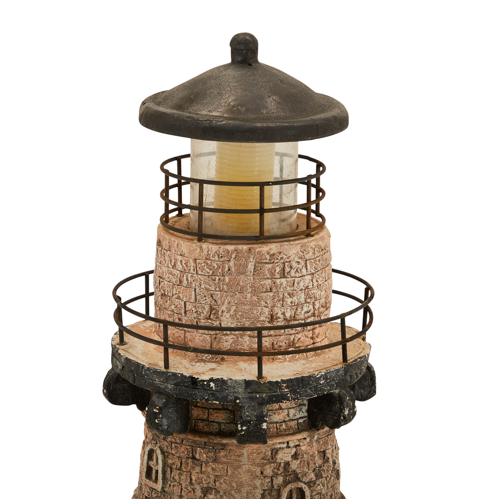 Beige Stone Model Lighthouse