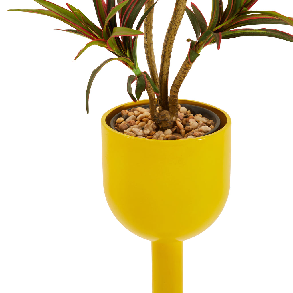 Yellow Double Sided Planter