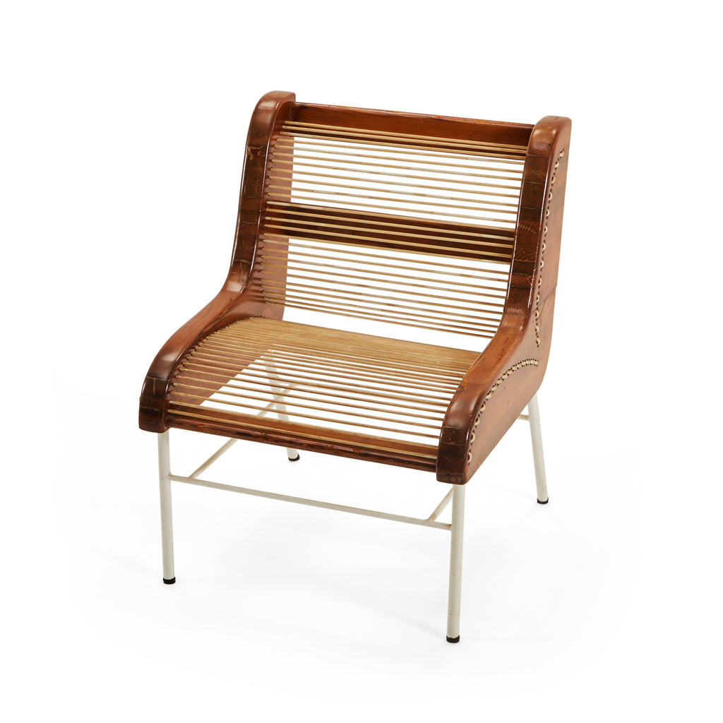 Wood Cherry Strung Outdoor Chair