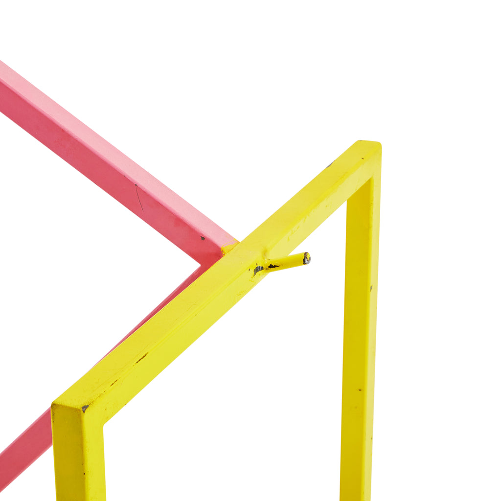 Pink & Yellow Geometric Modern Coat Rack