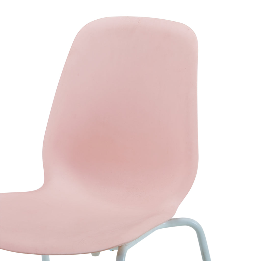 Pink Modern Plastic Side Chair