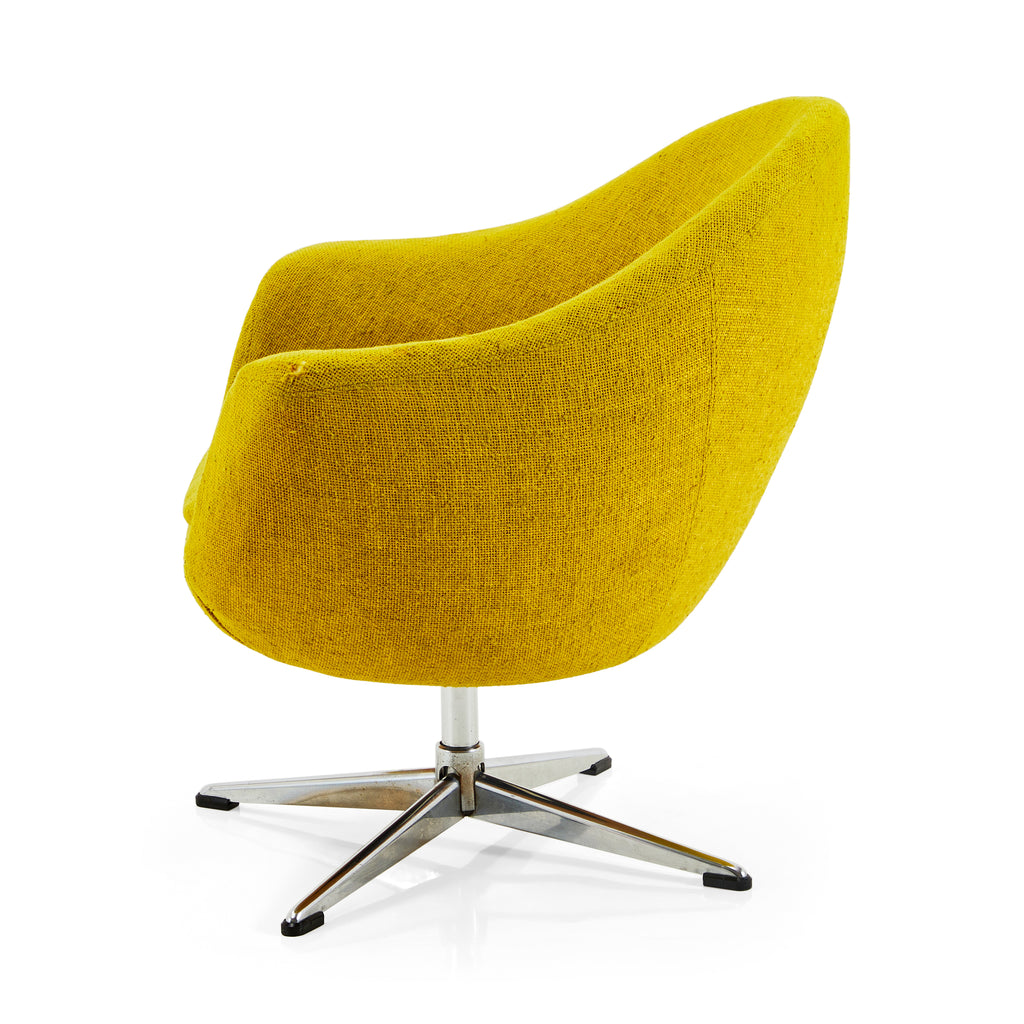 Yellow Mid Century Arm Chair