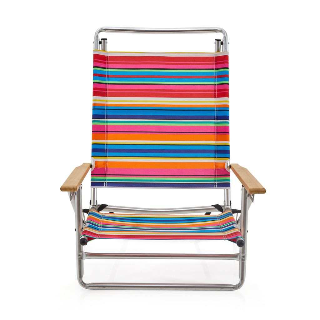 Multicolor Rainbow Folding Beach Chair