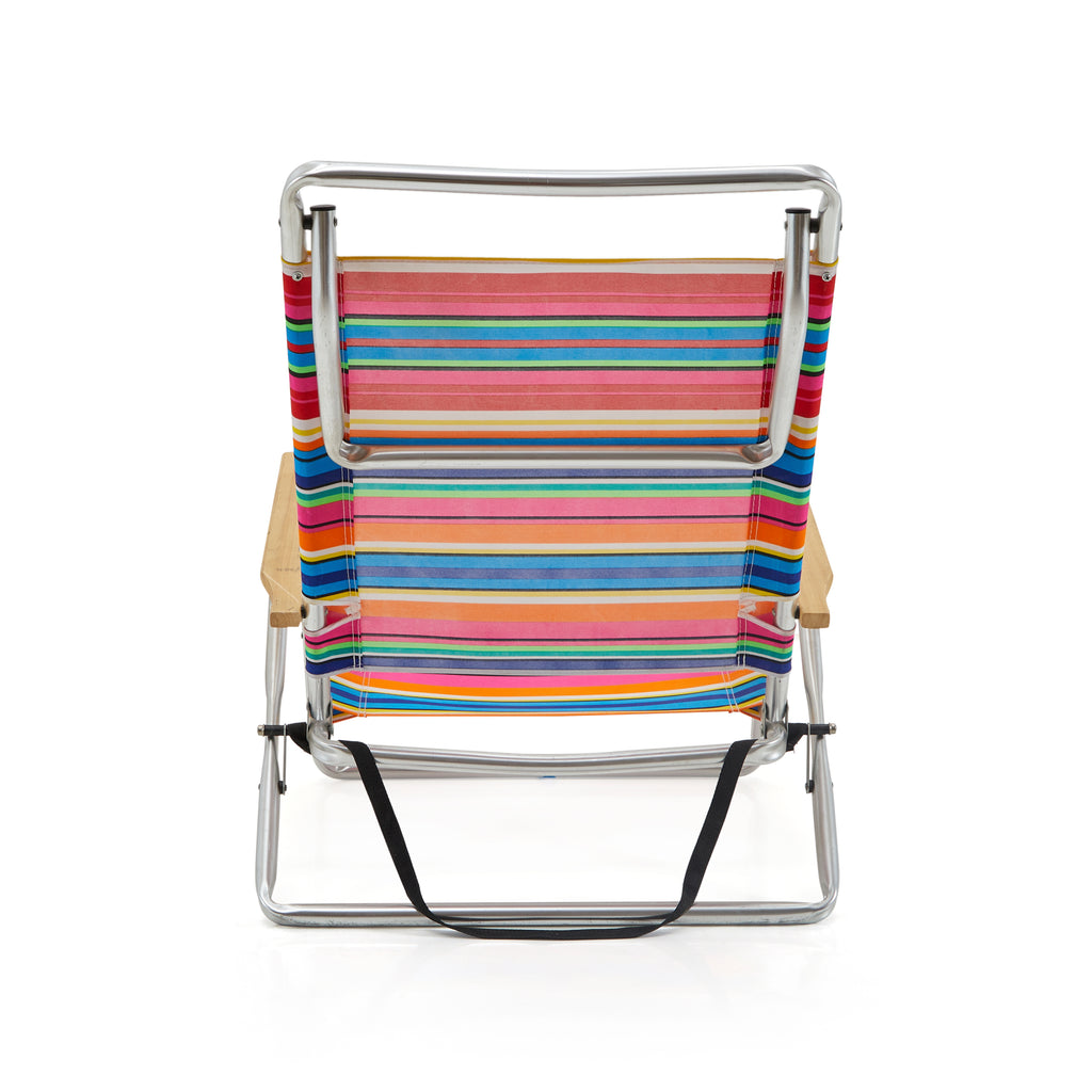 Multicolor Rainbow Folding Beach Chair