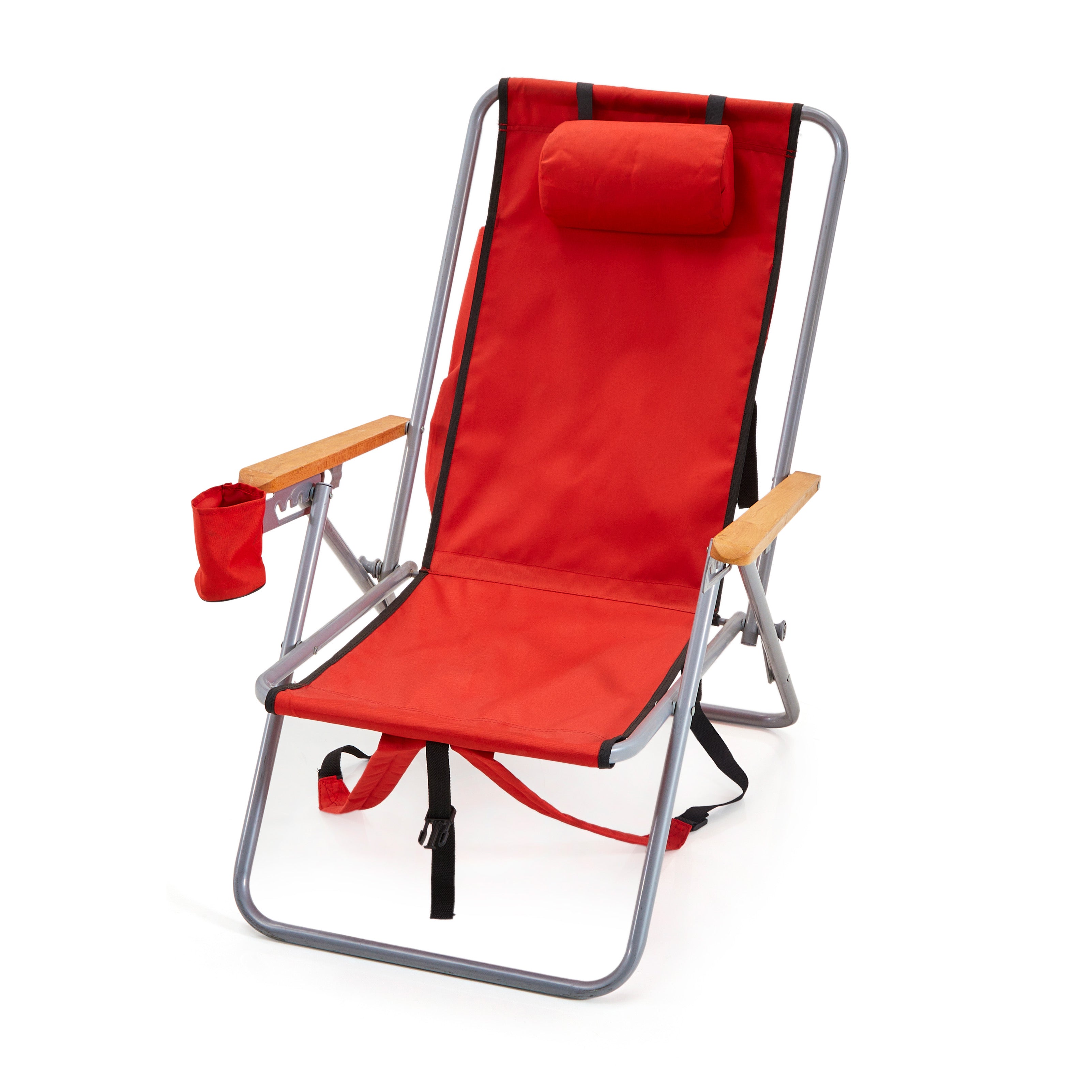 Red Outdoor Folding Chair Gil Roy Props