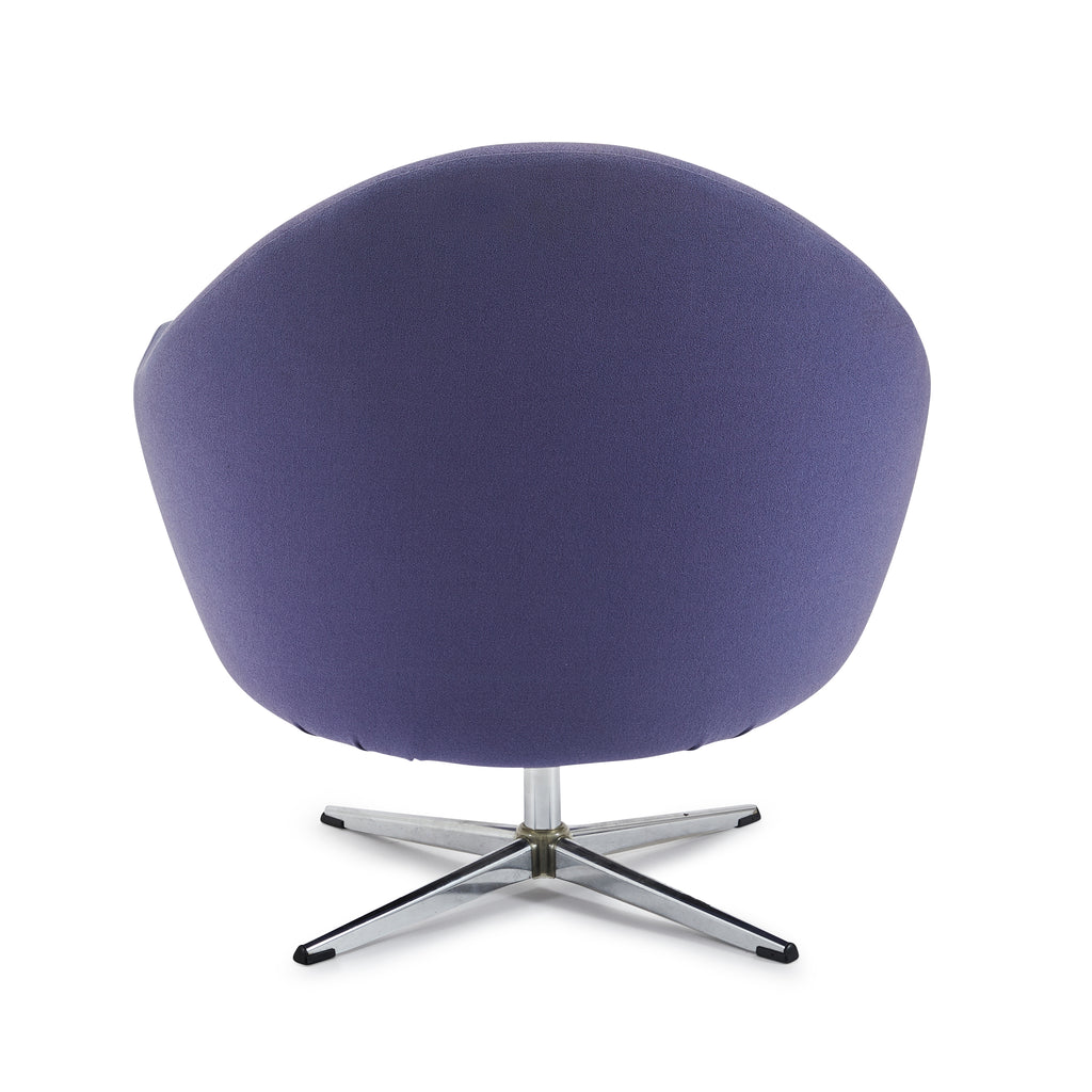 Purple Overman Swivel Arm Chair