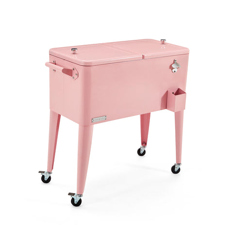 Metal Standing Cooler - Pink
