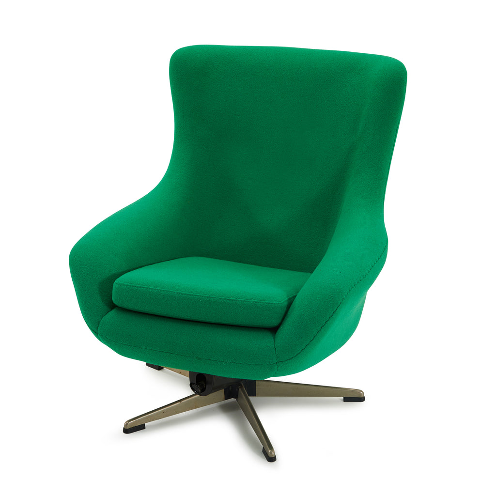 Green High Back Mod Lounge Chair