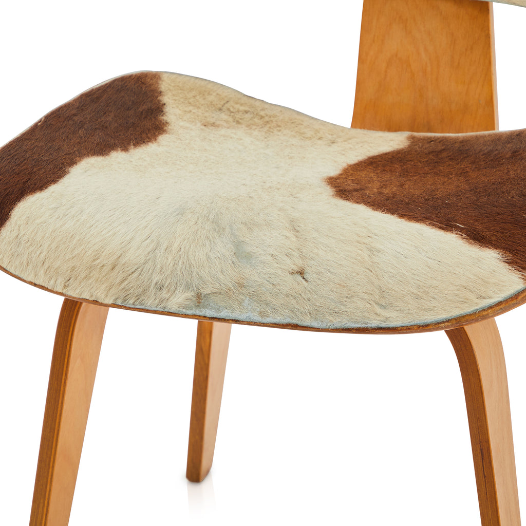 Cow Print Eames Style Side Chair
