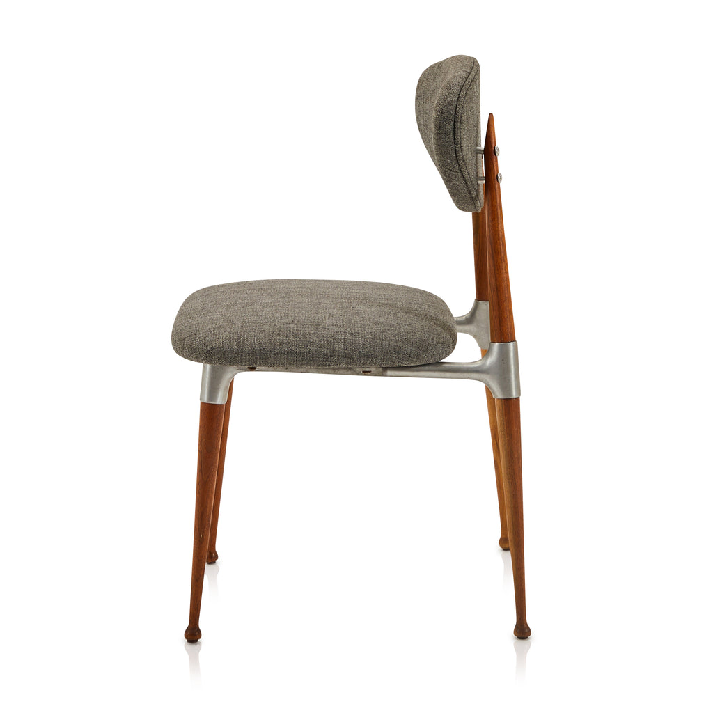 Grey & Wood Crucible Dining Chair