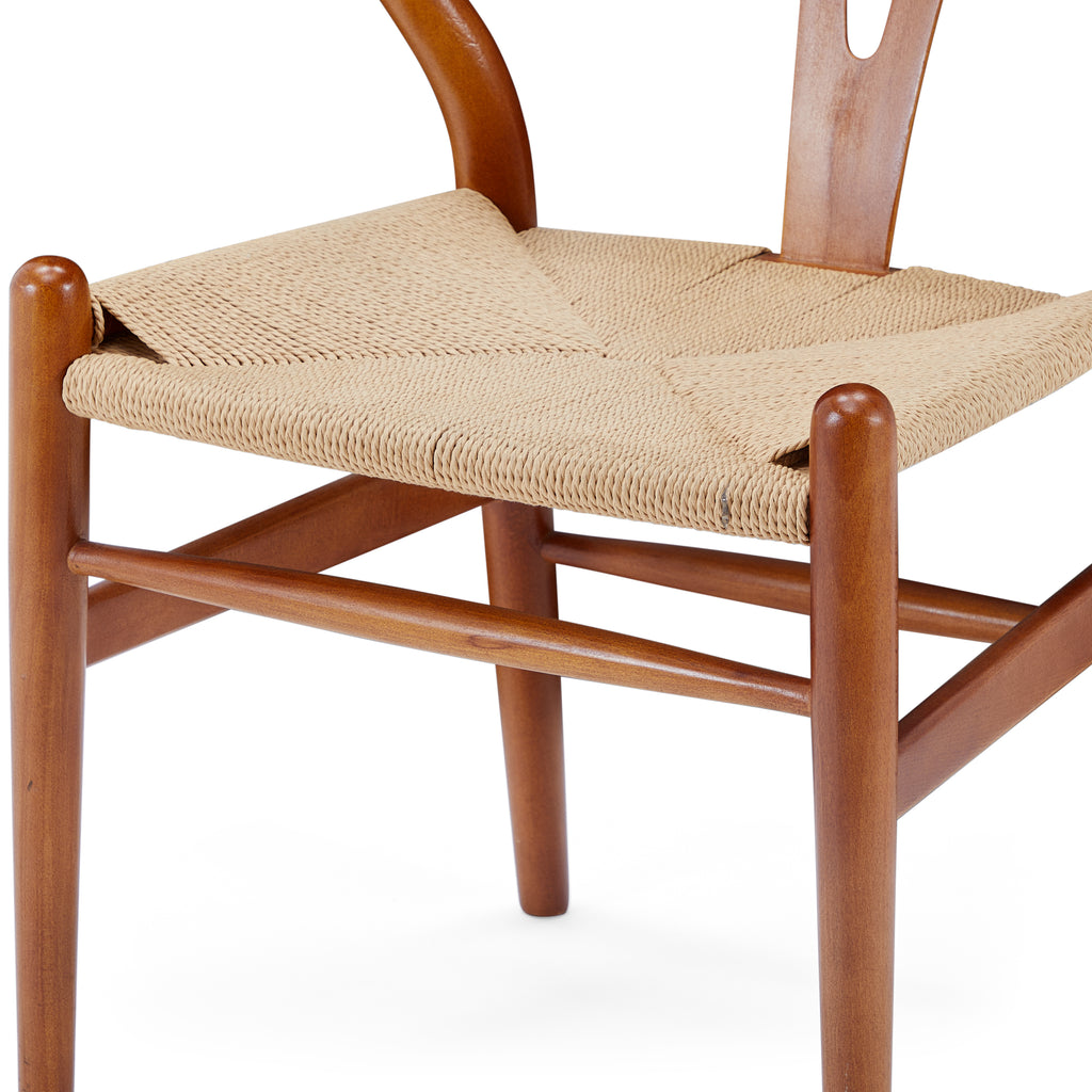 Wood Mid Century Wishbone Dining Chair