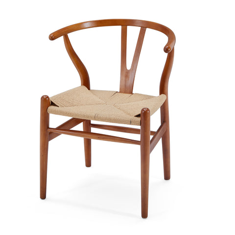 Wood Mid Century Wishbone Dining Chair
