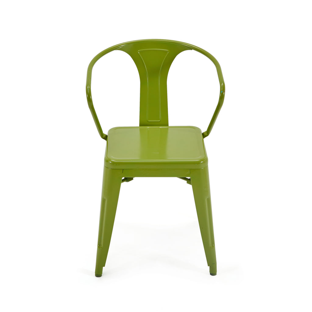 Green Metal Outdoor Dining Chair