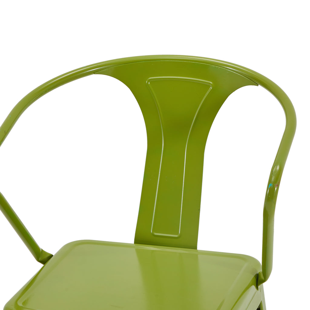 Green Metal Outdoor Dining Chair