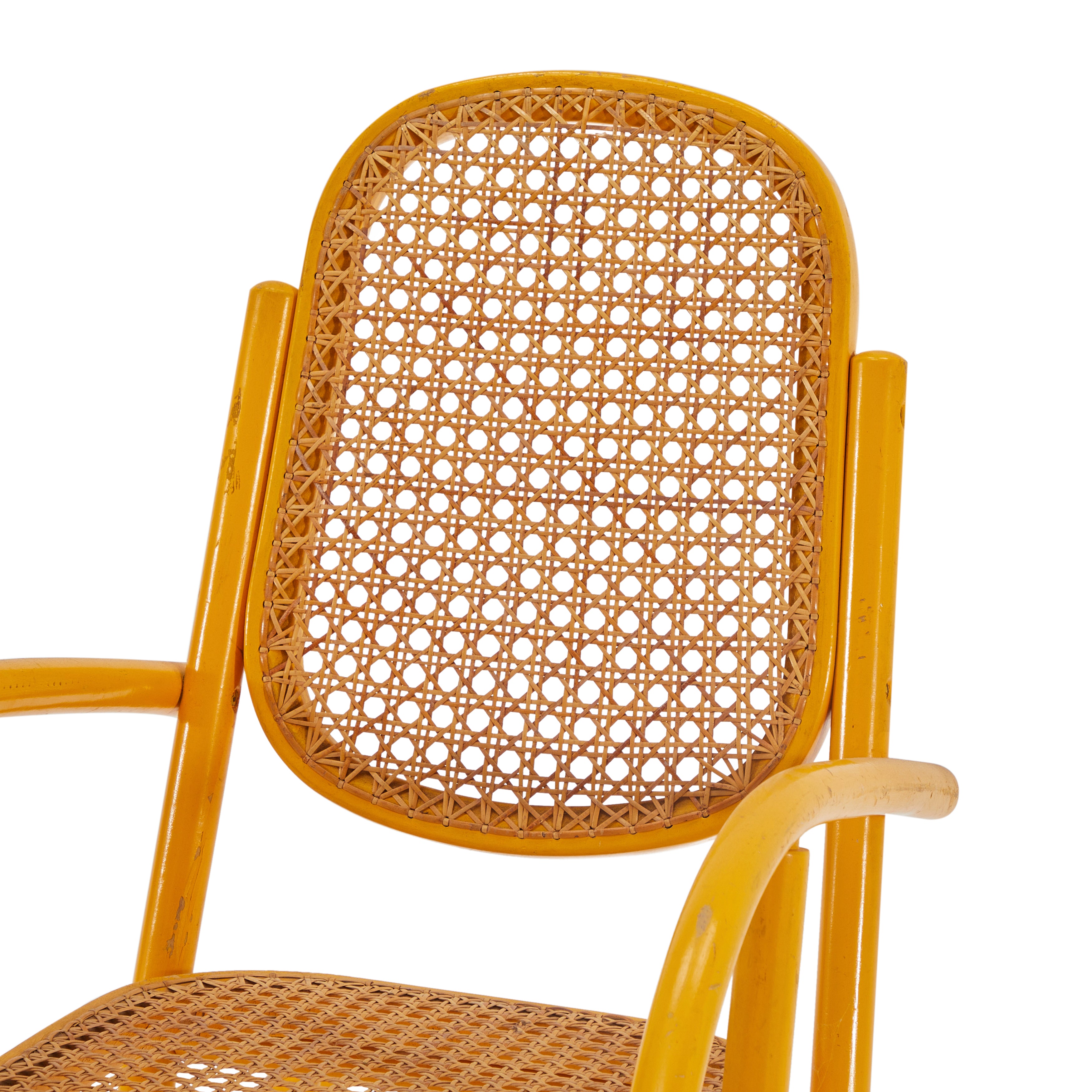 Yellow & Cane Kid's Rocking Chair - Gil & Roy Props